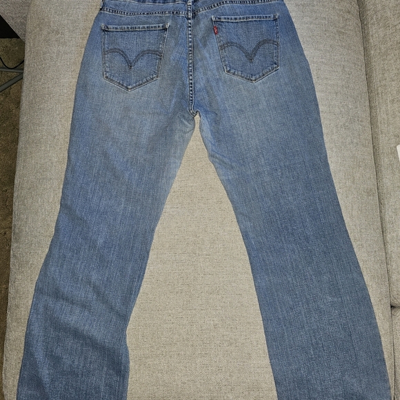 Stylish Blue Boot Cut Women's Jeans - Picture 2 of 3